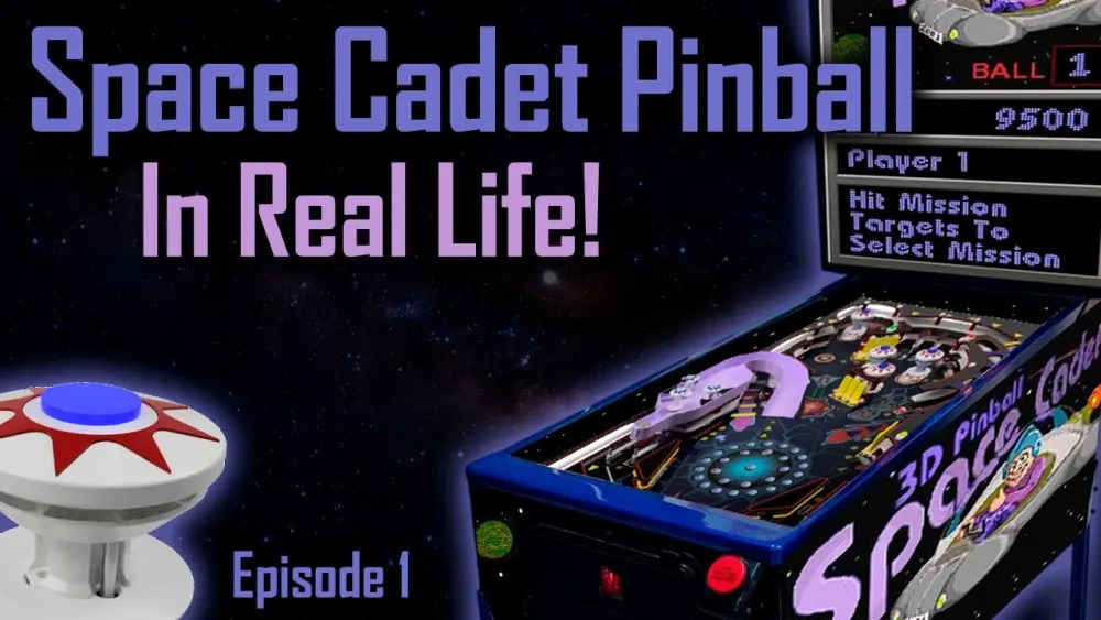CNCDan Space Cadet physical pinball build video part one thumbnail