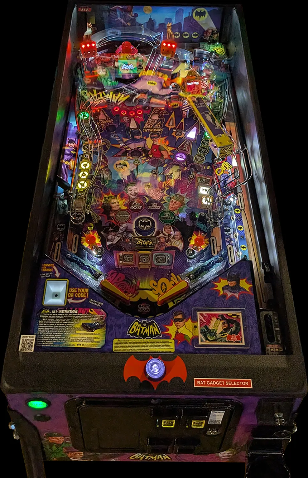 Batman 66 OPDB playfield photo