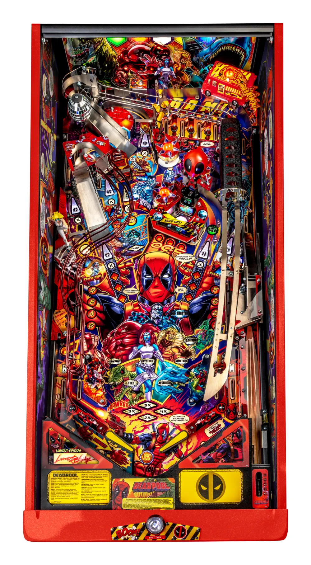 Deadpool Limited Edition playfield
