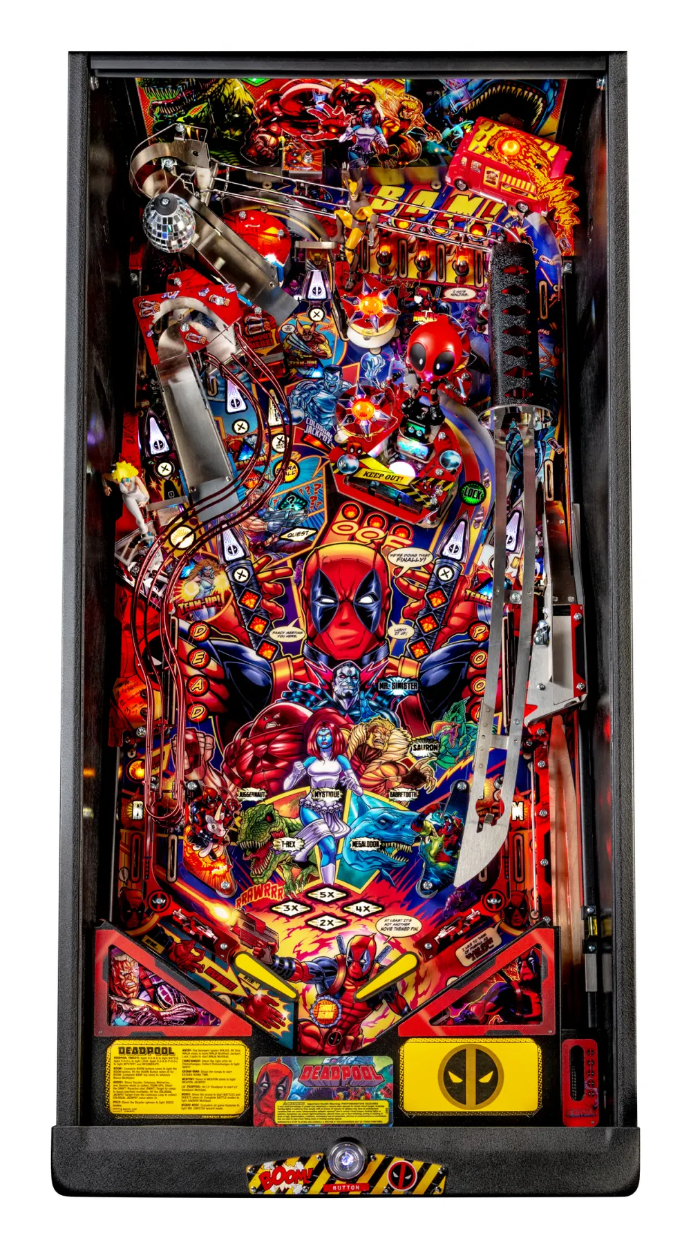 Deadpool Premium Edition playfield