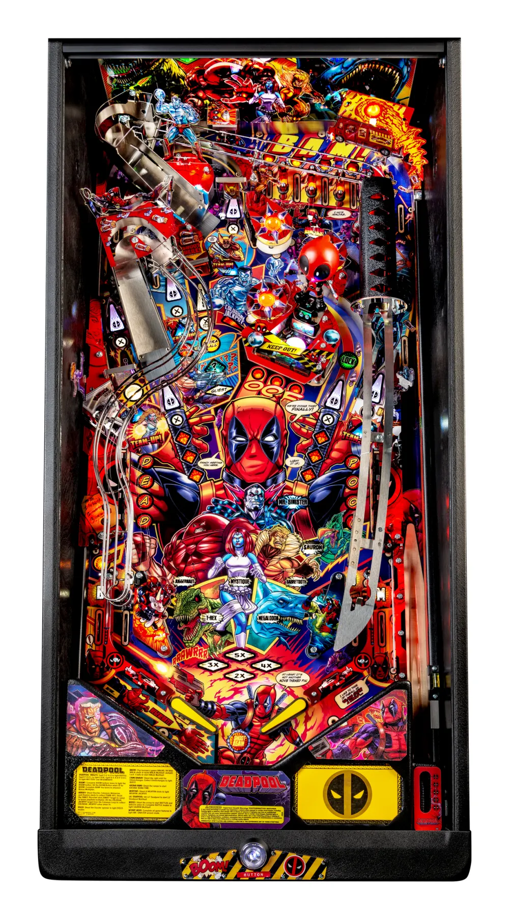 Deadpool Pro Edition playfield