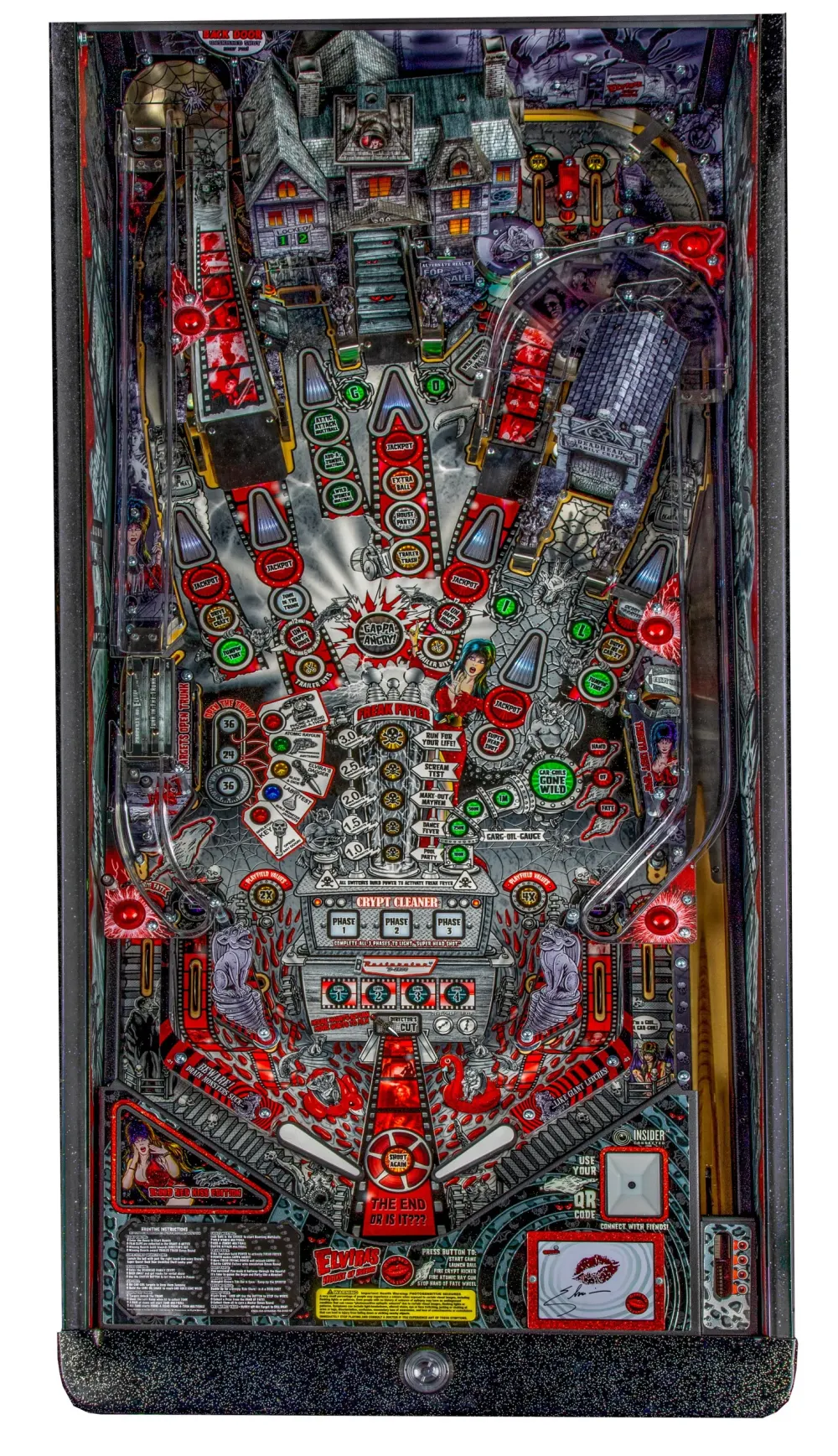 Elvira's House of Horrors Limited Edition playfield