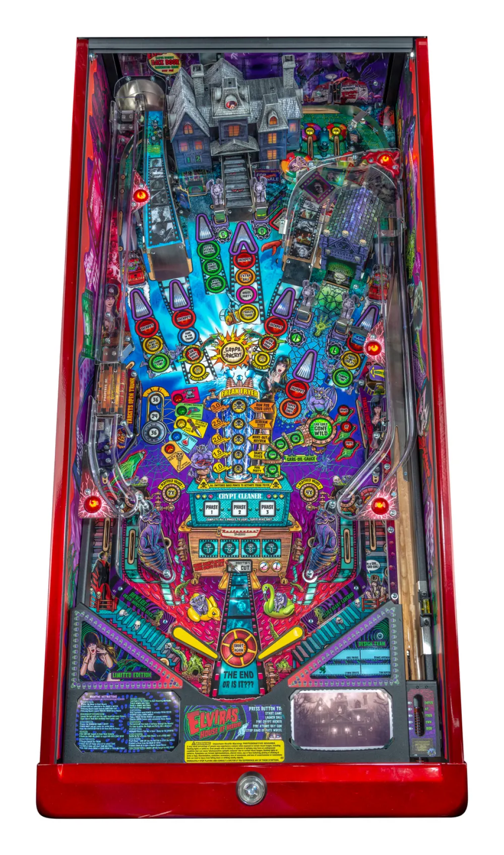 Elvira's House of Horrors Limited Edition playfield