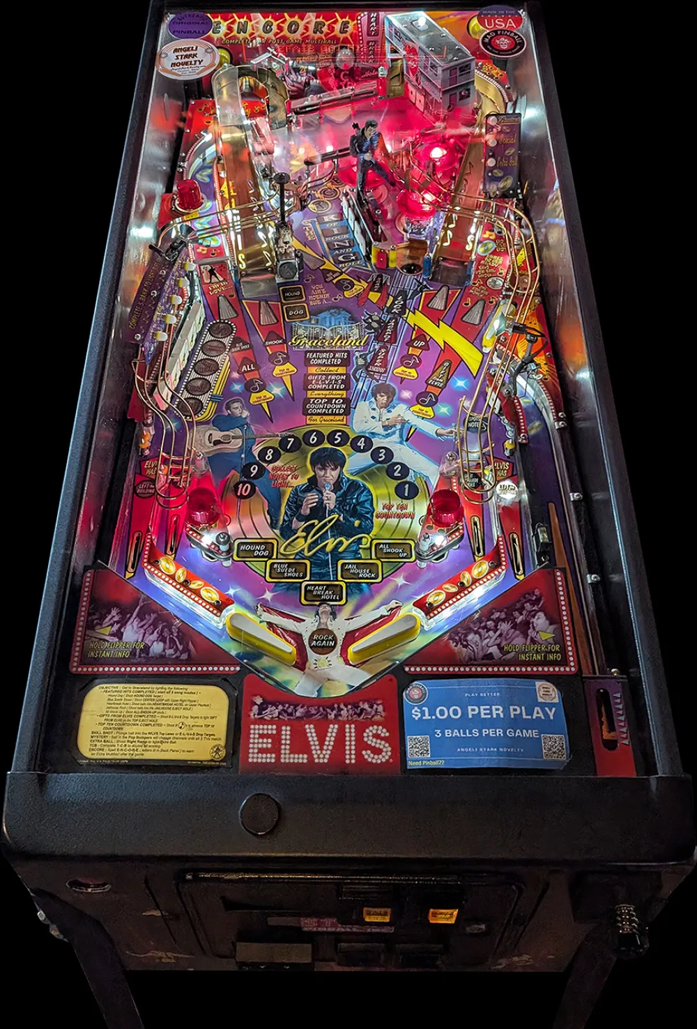 Elvis OPDB playfield photo
