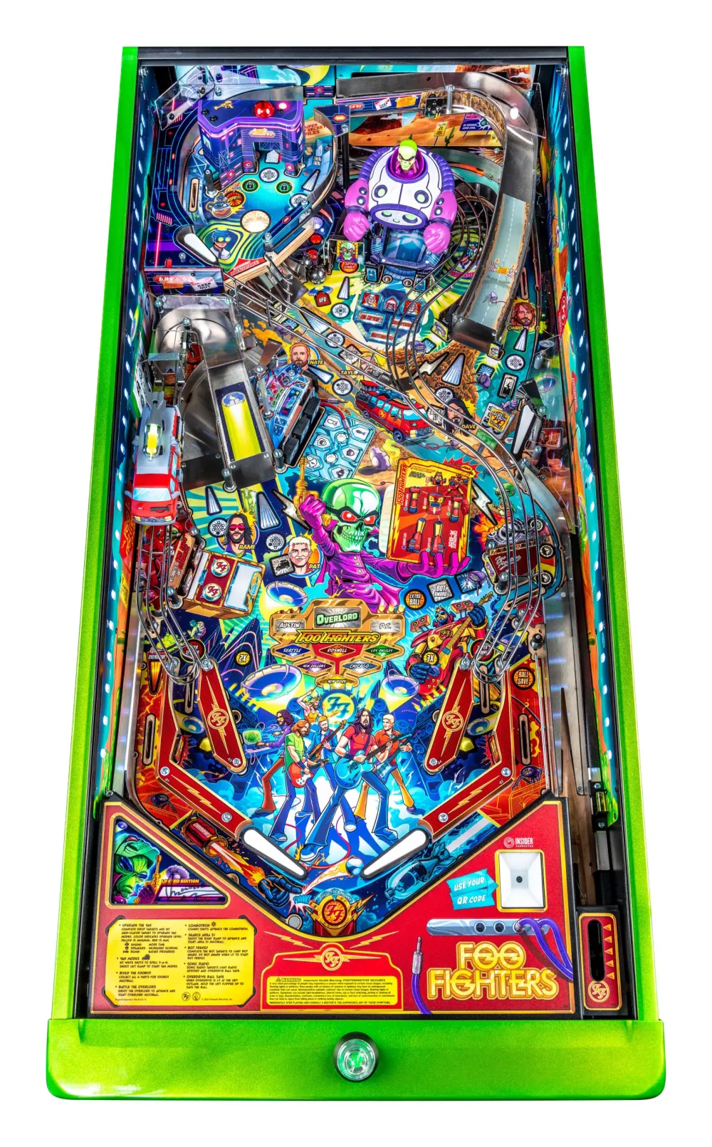 Foo Fighters Limited Edition playfield