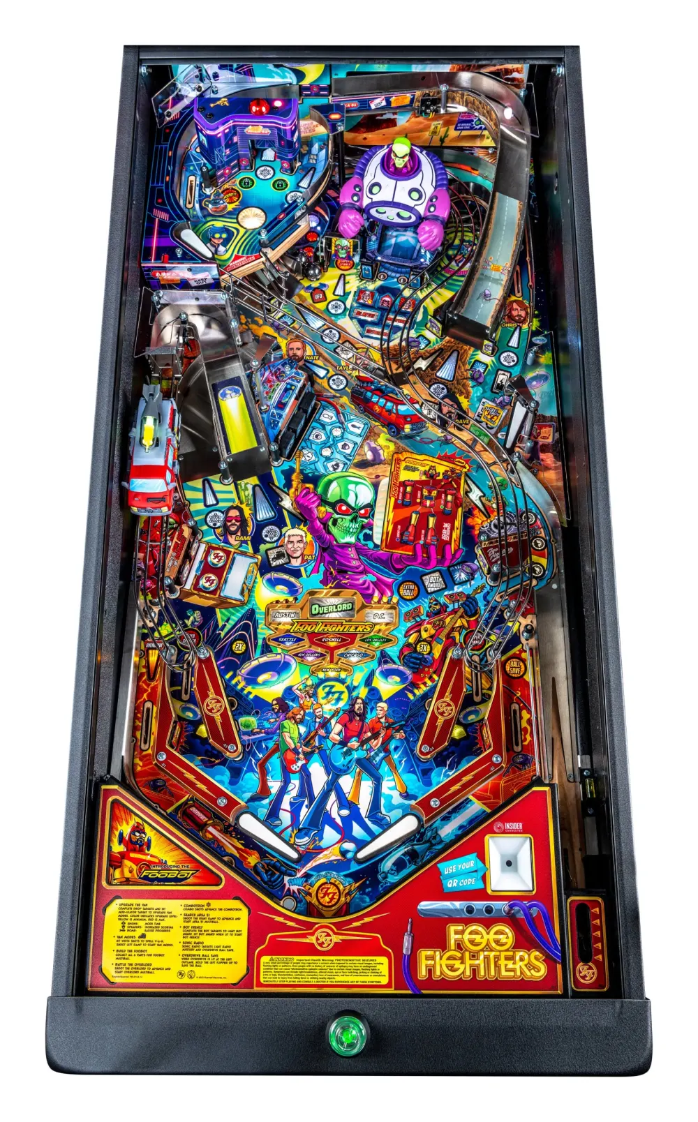Foo Fighters Premium Edition playfield