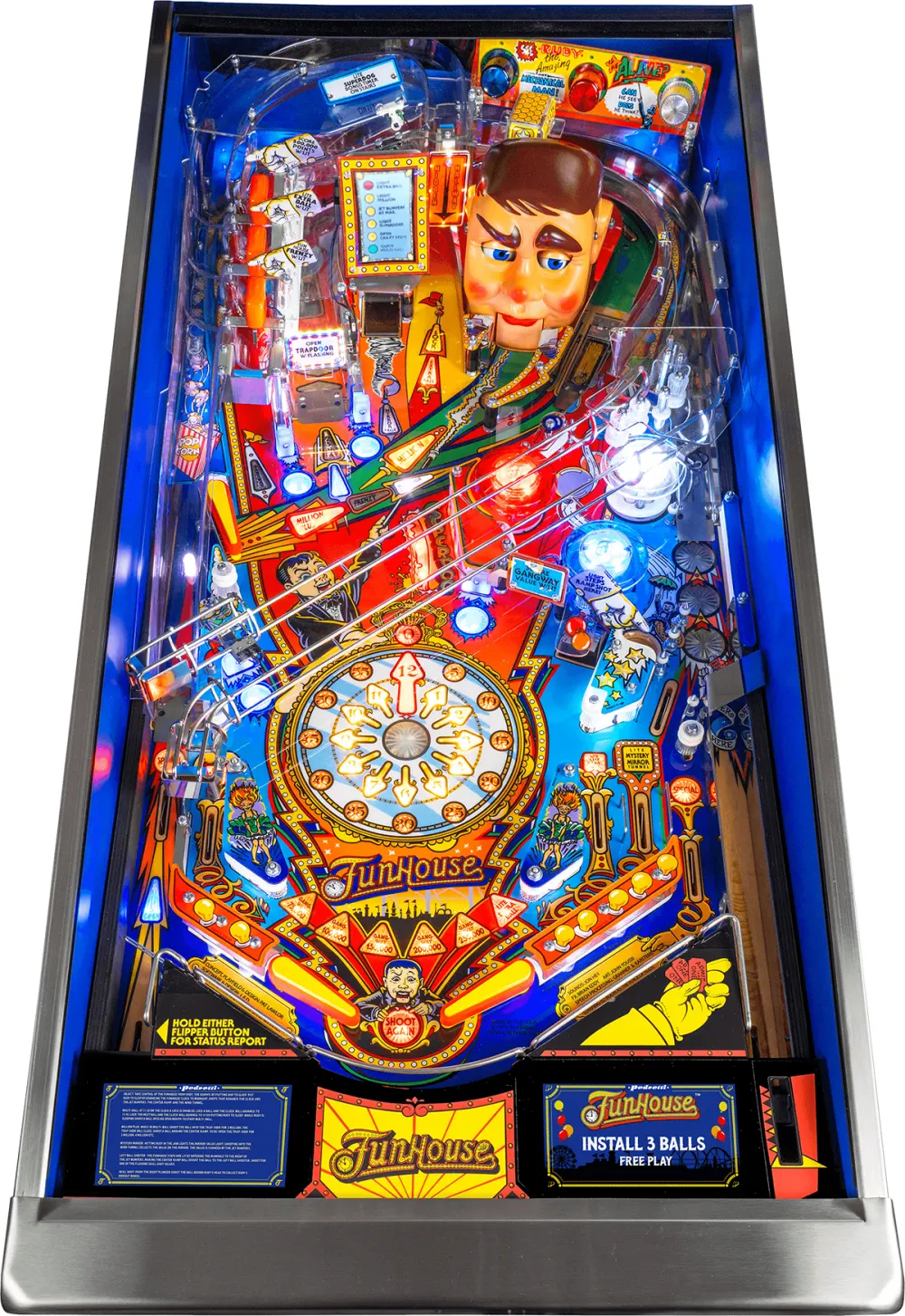 Funhouse Remake Classic Edition playfield
