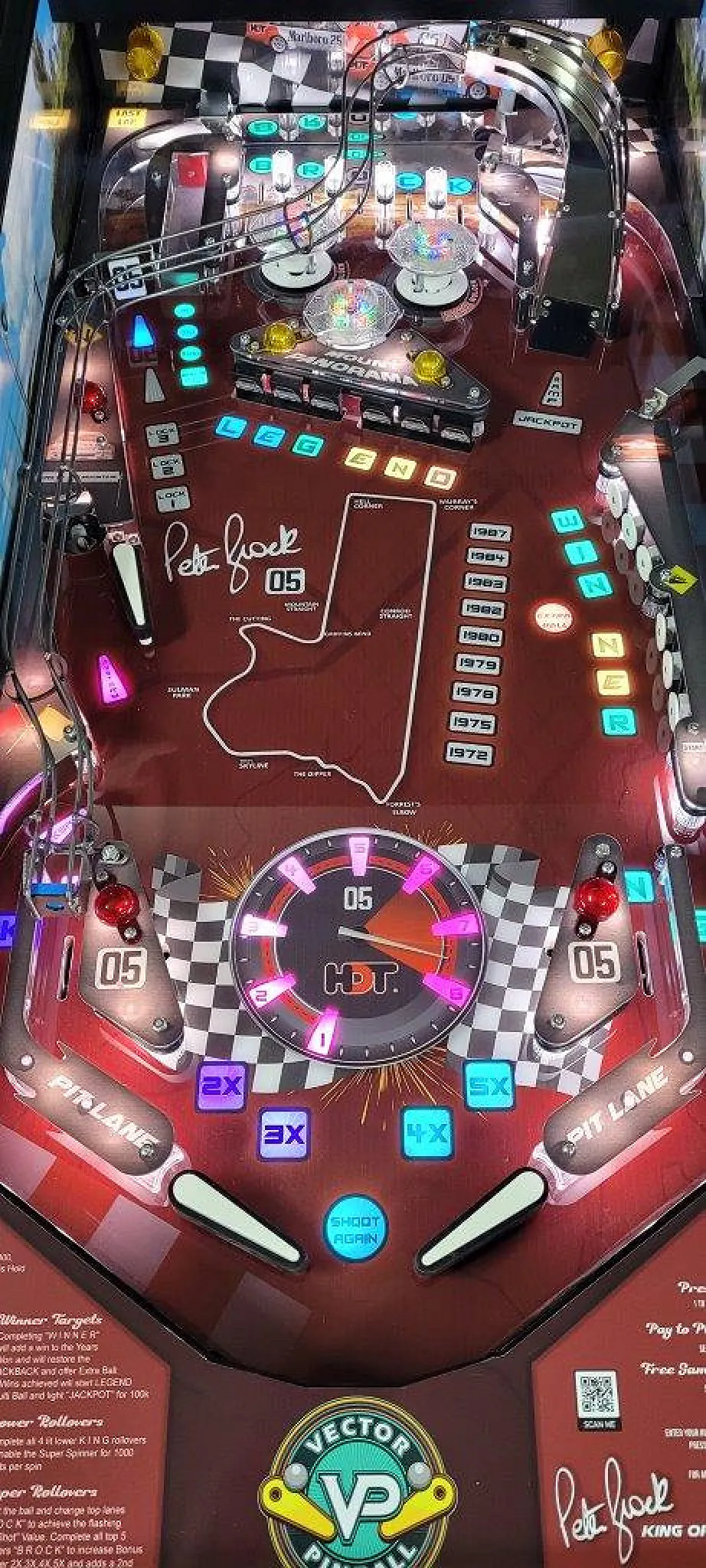 Holden Heritage Pinball OPDB playfield photo 1