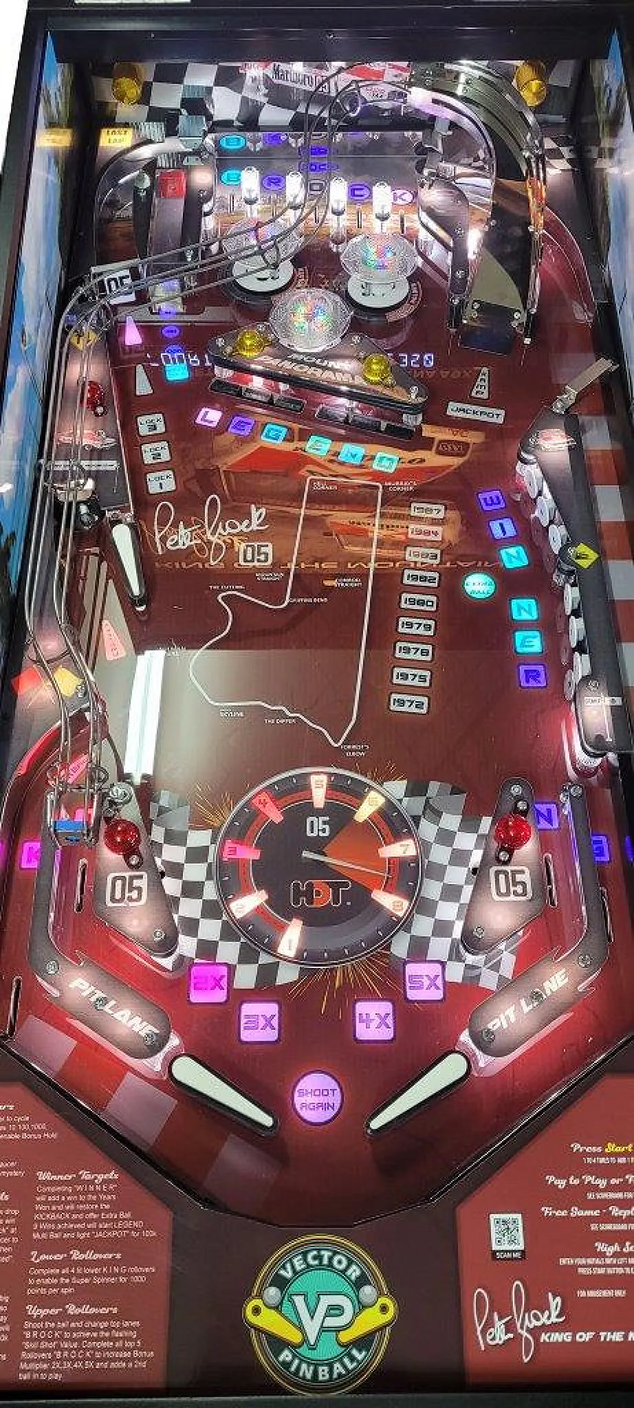 Holden Heritage Pinball OPDB playfield photo 2