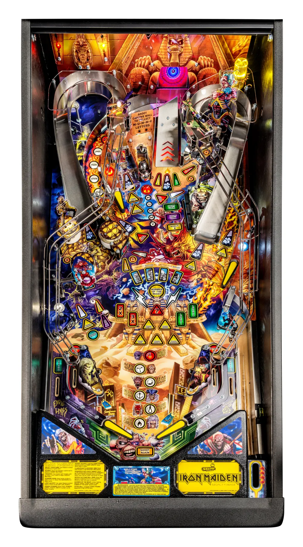 Iron Maiden: Legacy of the Beast Pro Edition playfield