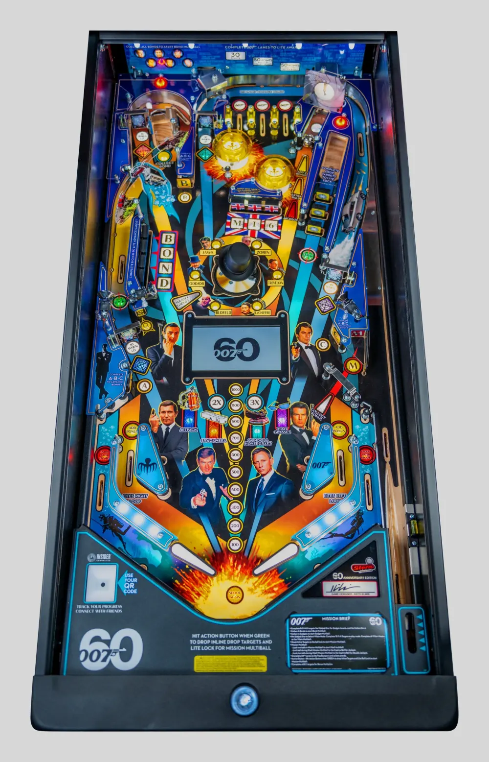 James Bond 007 60th Anniversary Limited Edition playfield
