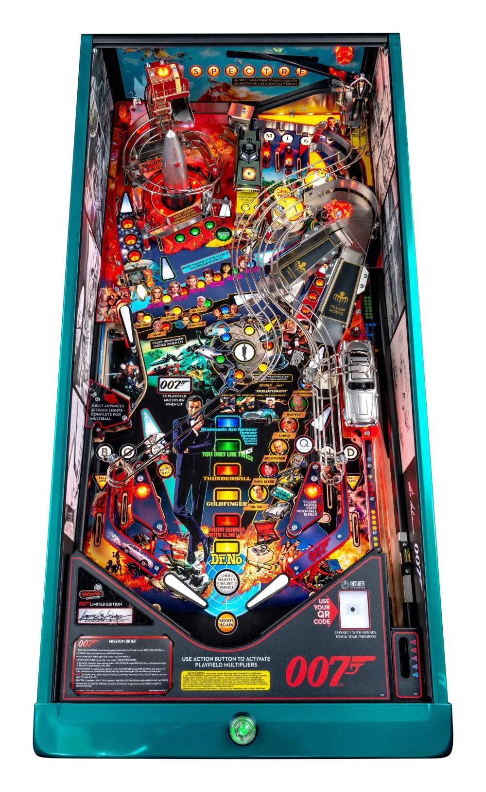 James Bond 007 60th Anniversary Limited Edition playfield