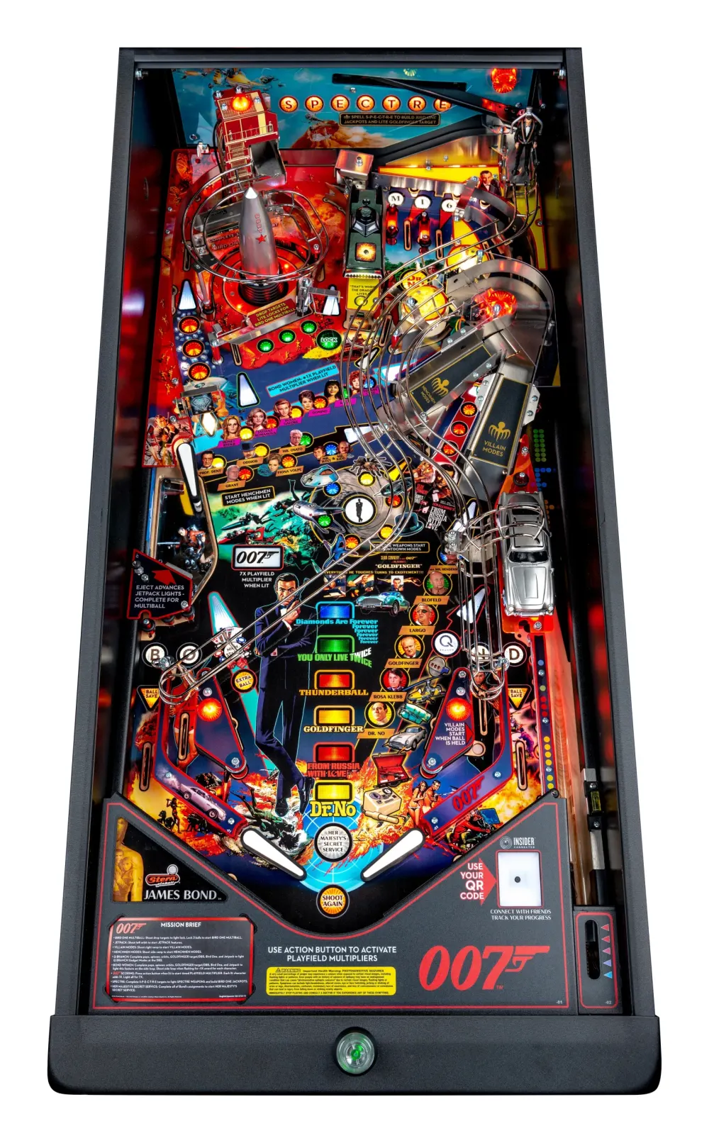 James Bond 007 60th Anniversary Premium Edition playfield