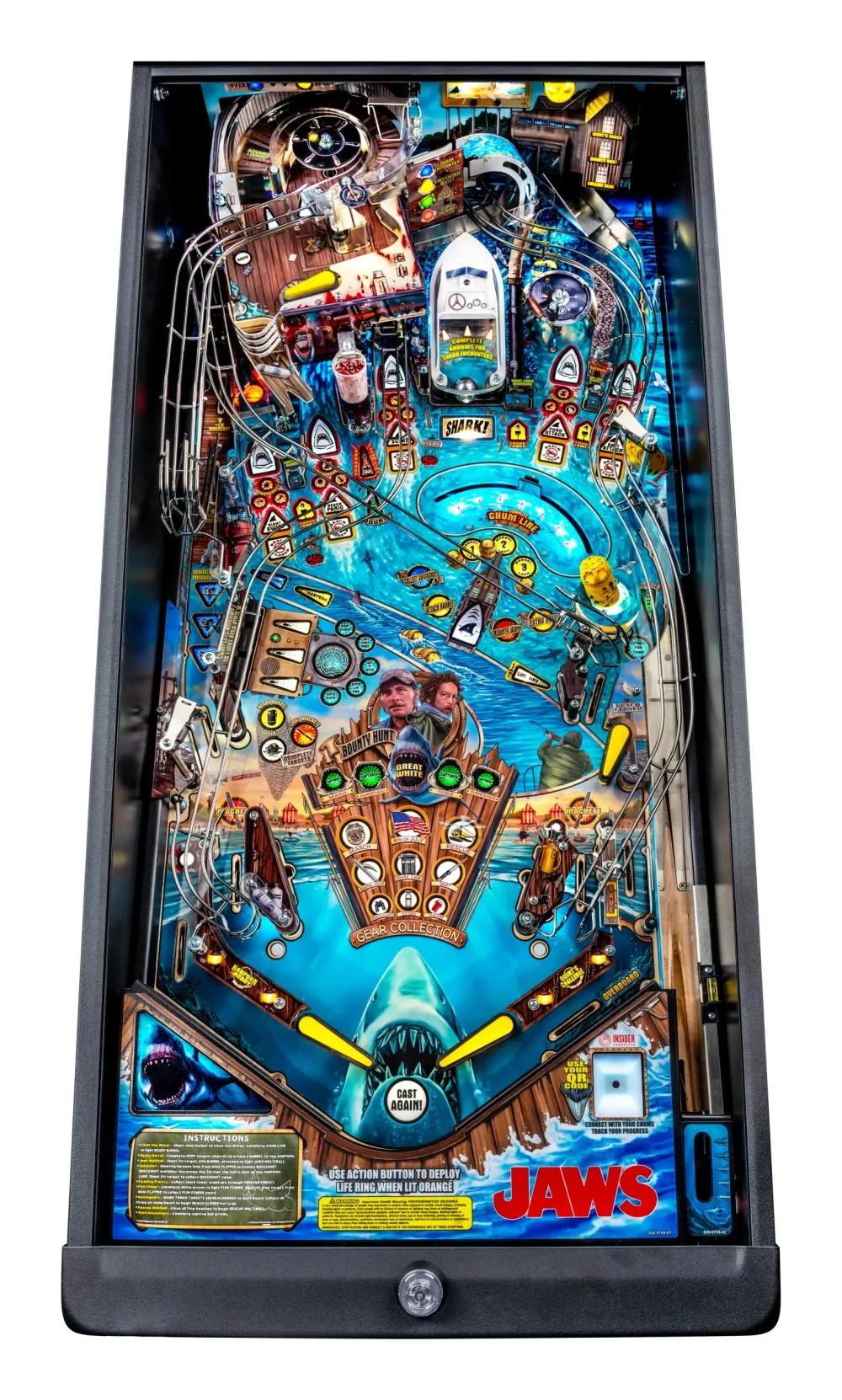 JAWS Premium playfield artwork
