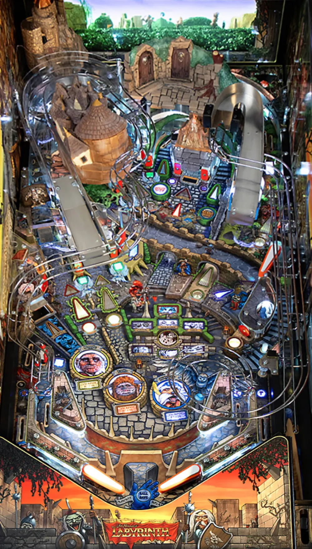 Jim Henson's Labyrinth Pinball Best available full playfield photo