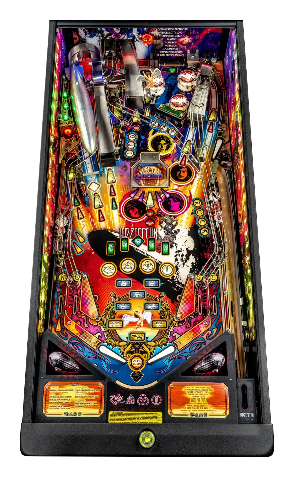 Led Zeppelin Premium Edition playfield