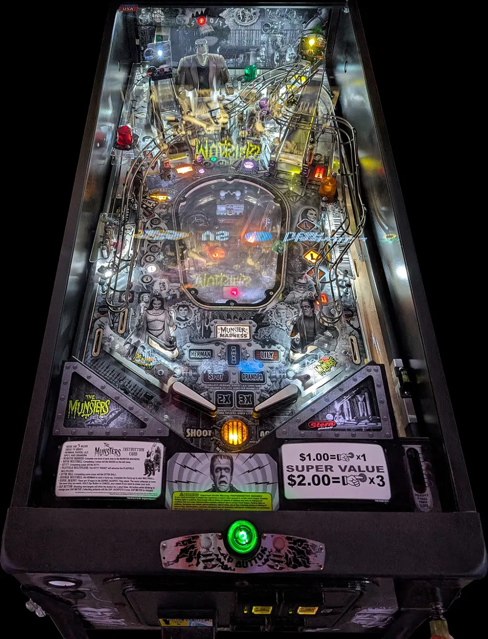 Munsters OPDB playfield photo