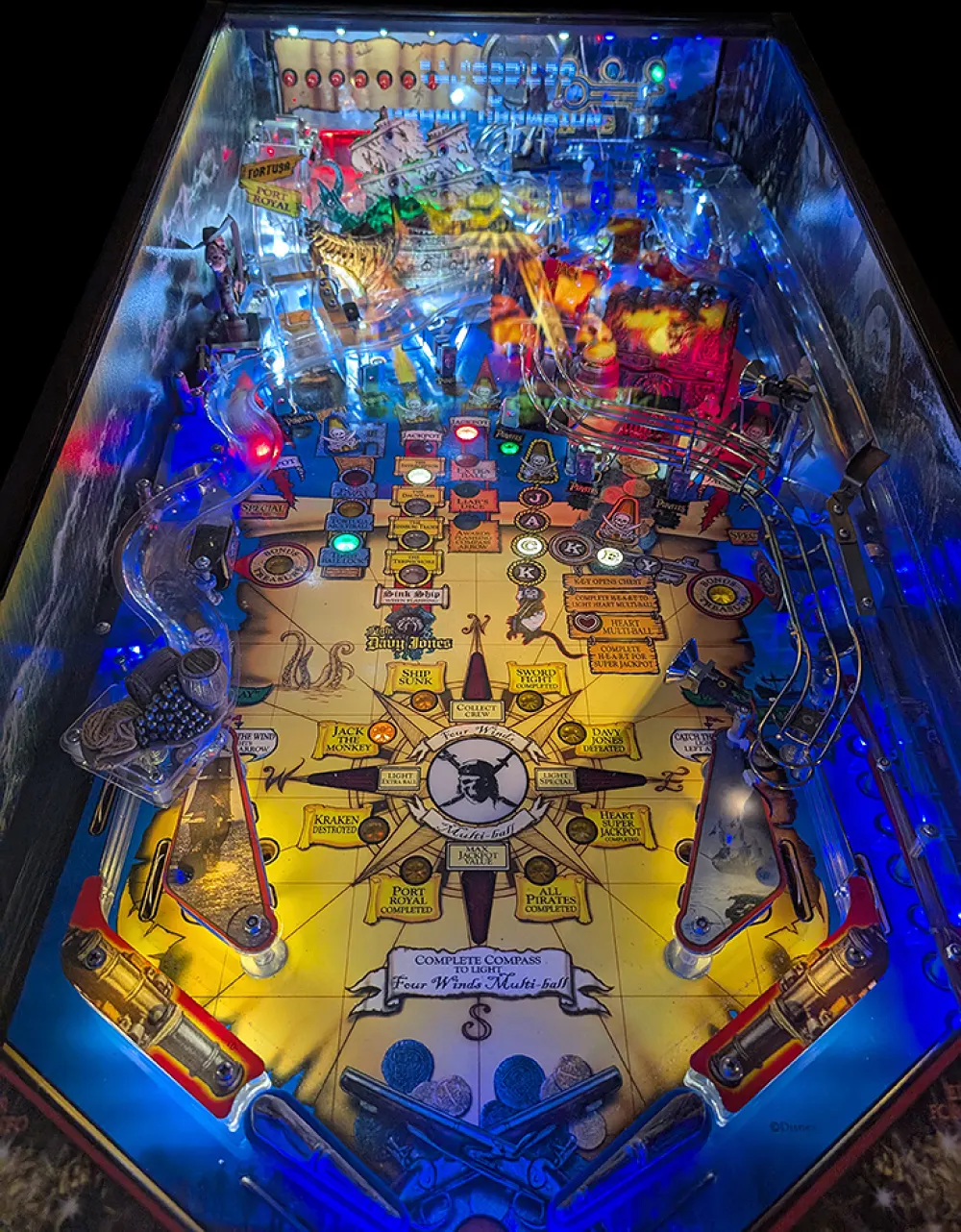 Pirates of the Caribbean OPDB playfield photo