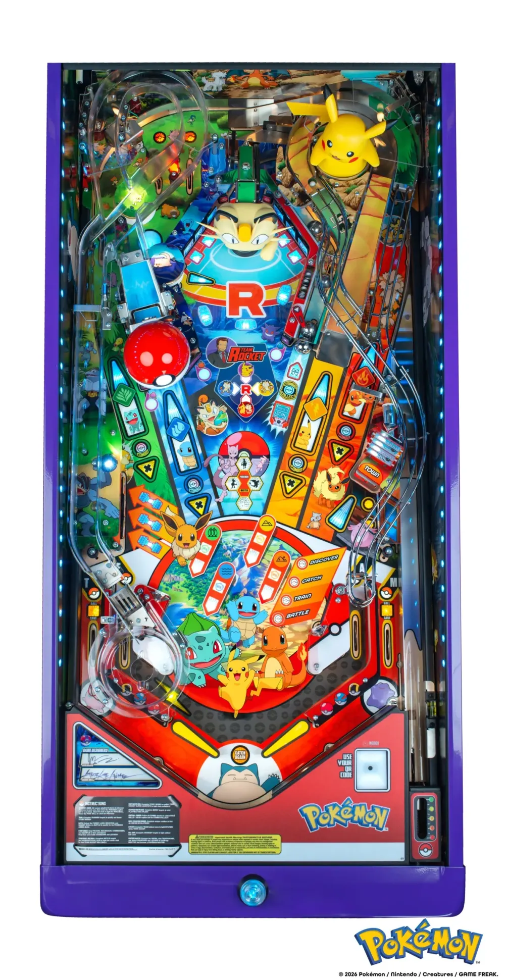 Pokémon Limited Edition playfield