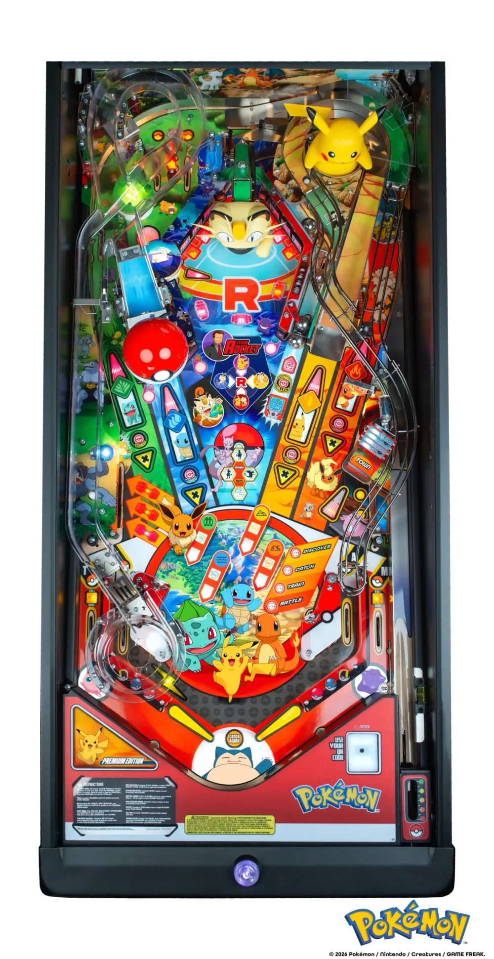 Pokémon Premium Edition playfield