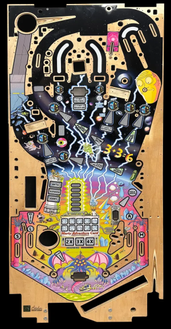 Rick and Morty Official replacement playfield