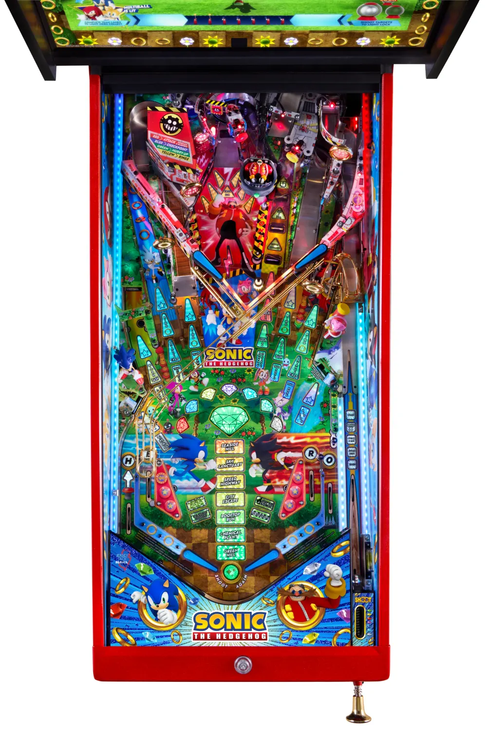 Sonic the Hedgehog Collector's Edition playfield