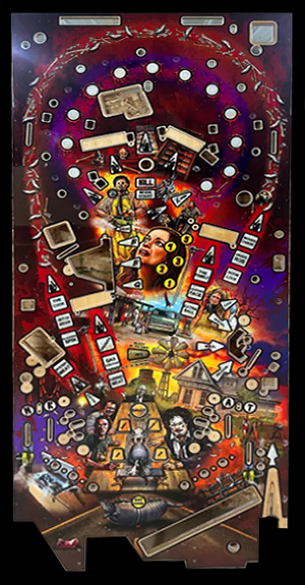 Texas Chainsaw Massacre Official replacement playfield