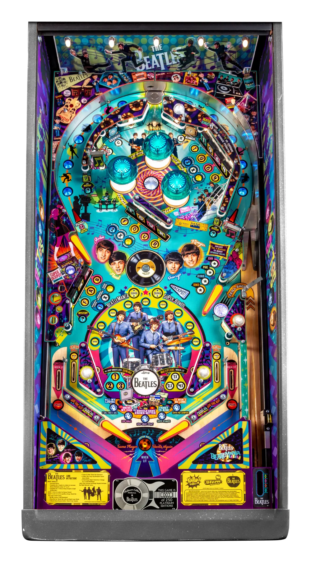 The Beatles Limited Edition playfield