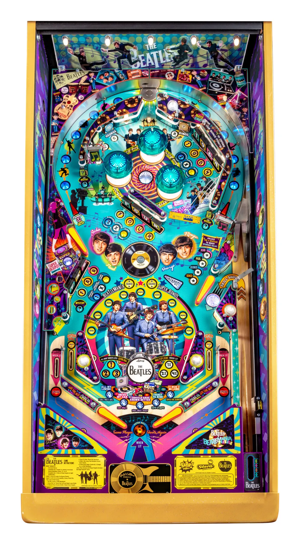The Beatles Limited Edition playfield