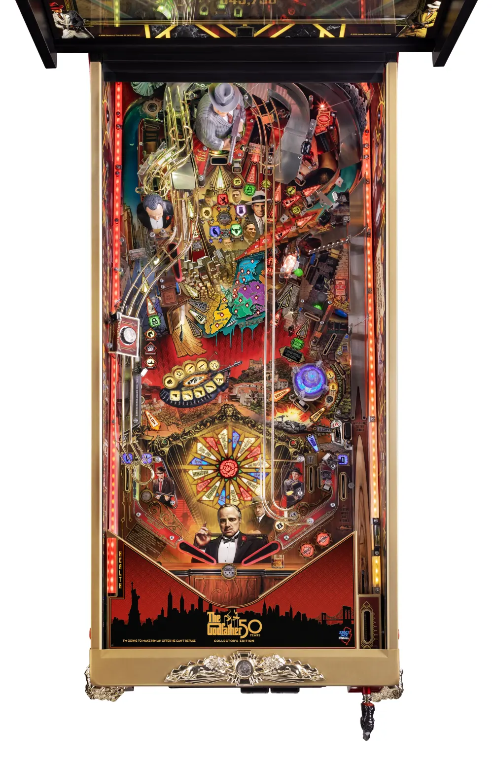 The Godfather 50th Anniversary Collector's Edition playfield