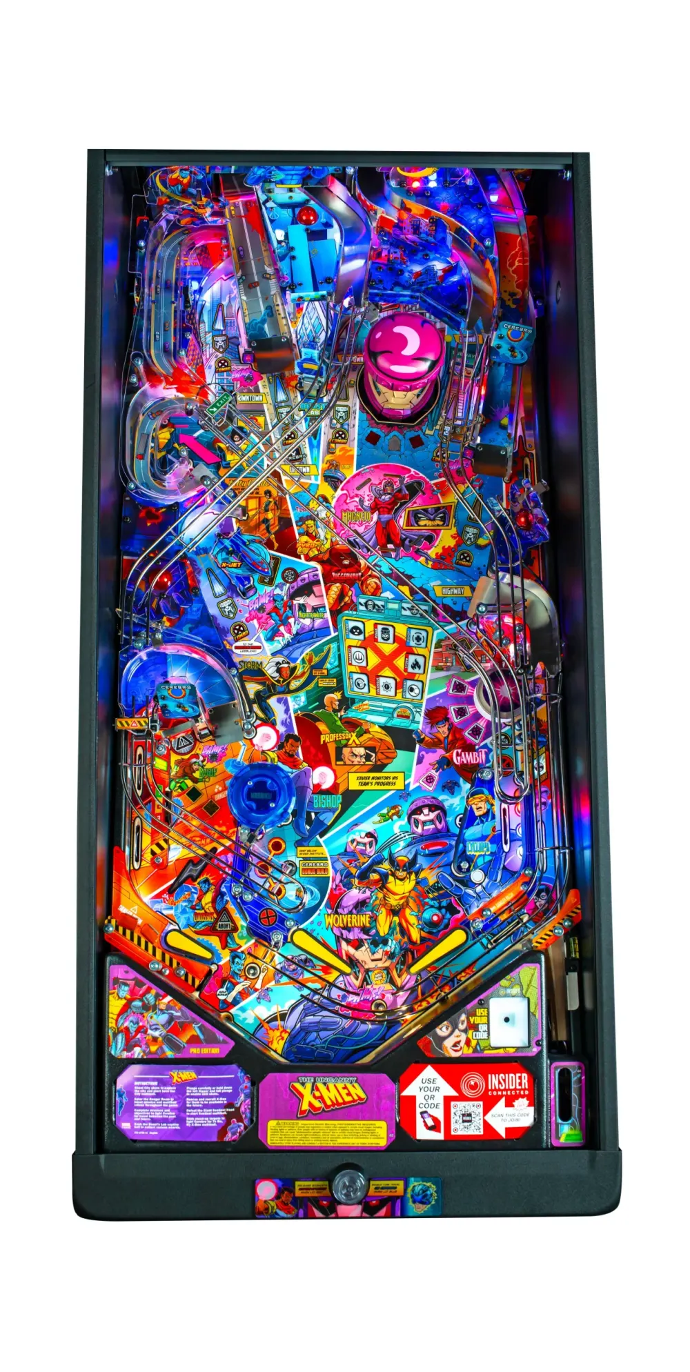 The Uncanny X-Men Pro Edition playfield