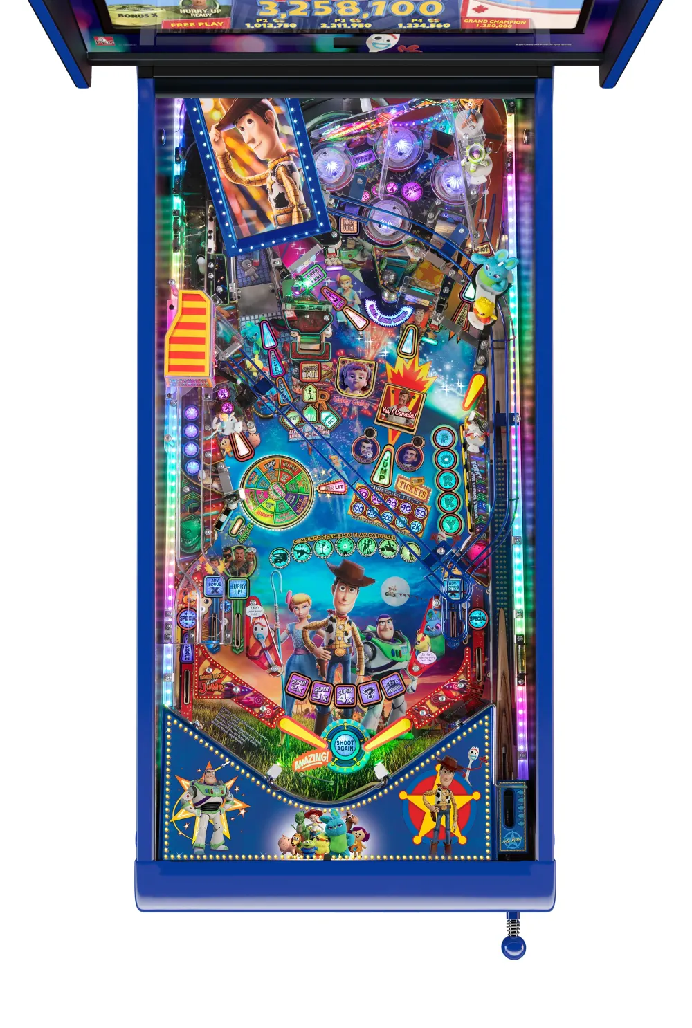 Toy Story 4 Limited Edition playfield