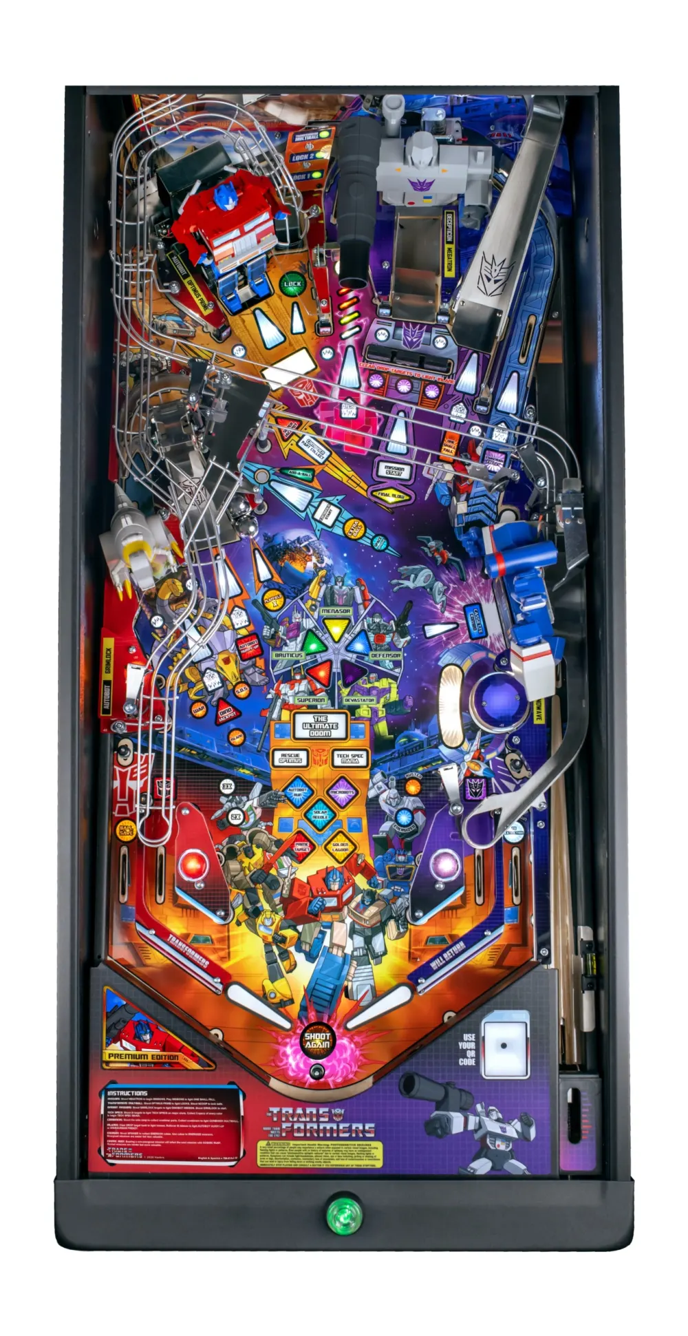 Transformers: More Than Meets the Eye Premium Edition playfield