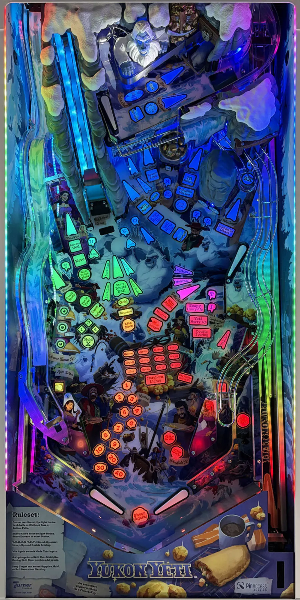 Yukon Yeti Official playfield