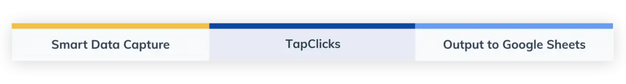 Smart Data Capture TapClicks Output to Google Sheets