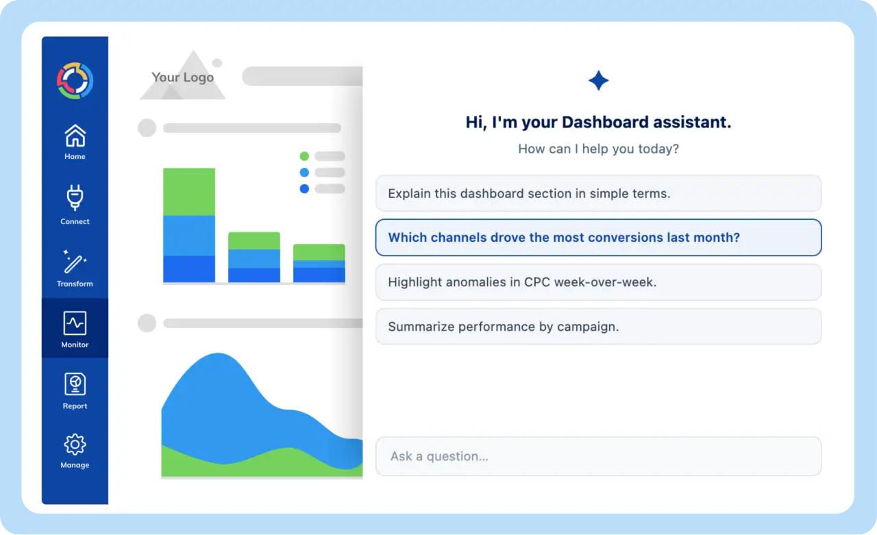 Ask Your Dashboard preview