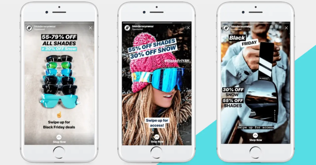 Graphic illustrating Instagram ads performance data and campaign metrics