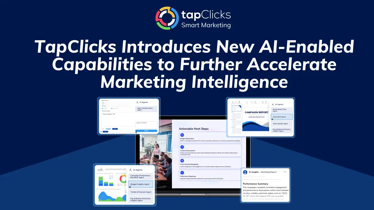 TapClicks Introduces New AI-Enabled Capabilities to Further Accelerate Marketing Intelligence