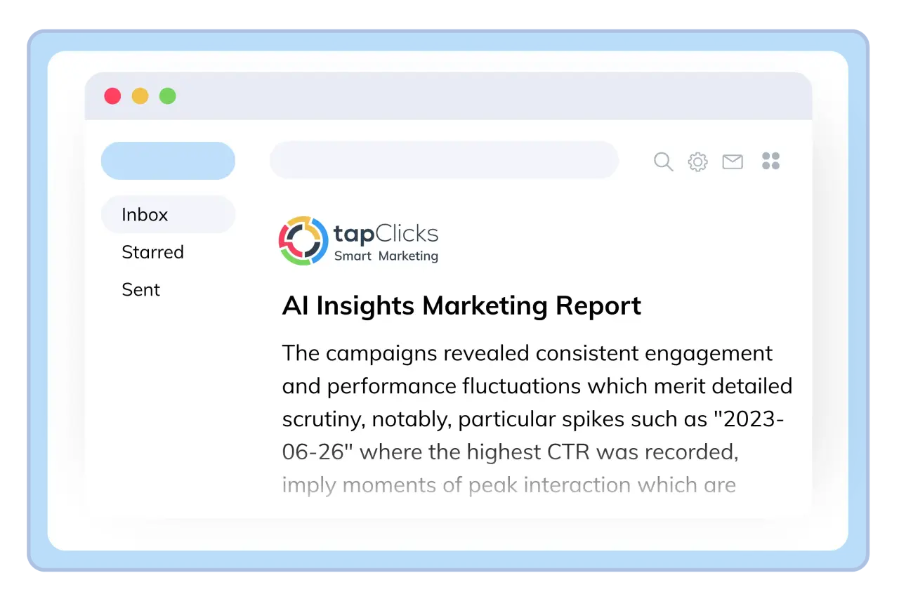 SmartEmail AI-generated insights delivered to inbox