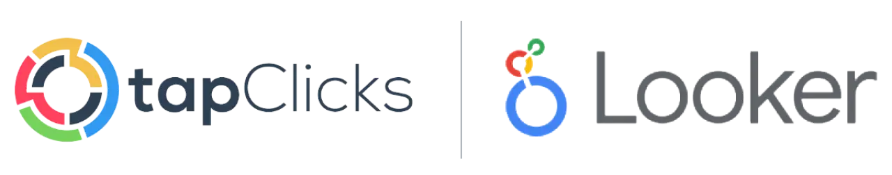 tapclicks and looker logos