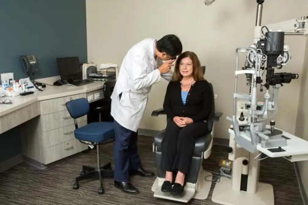 Eye exam testing