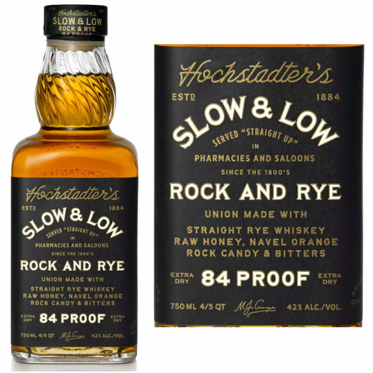 Hochstadter's Slow & Low Rock and Rye 750ml