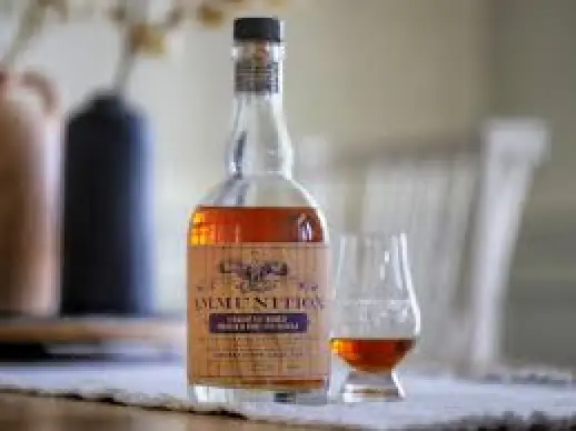 Ammunition Straight Rye Whiskey Finished in Pinot Noir Barrels 750ml