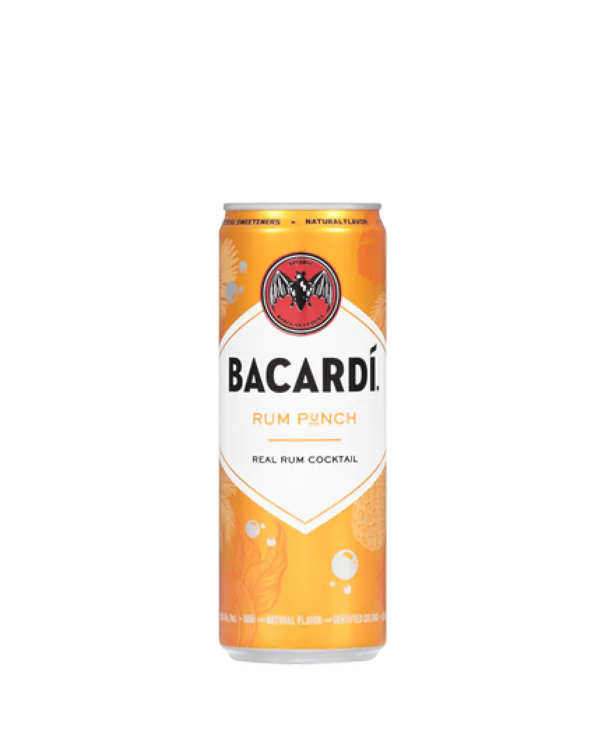 Bacardi Rum Punch Canned Cocktail 4 x 355ml