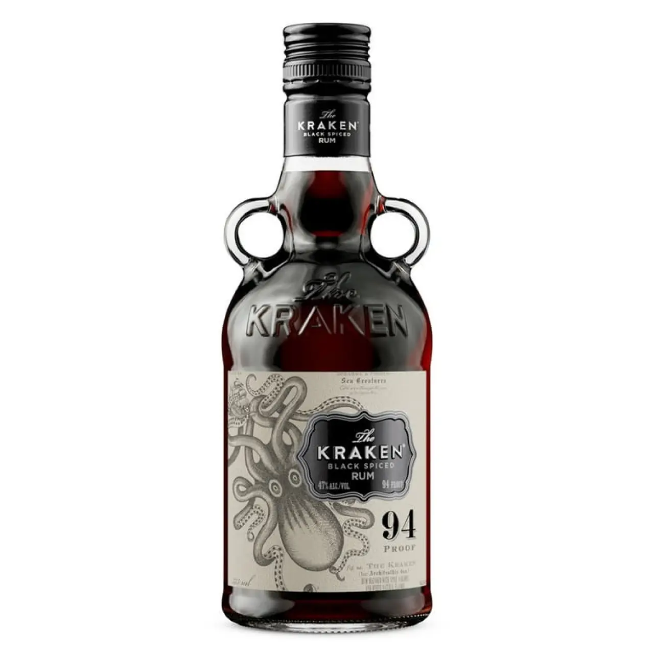 The Kraken Black Spiced Rum 94 Proof 375ml