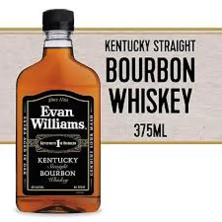 Evan Williams Black Label Kentucky Straight Bourbon Whiskey 375ml