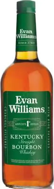 Evan Williams Green Label Kentucky Straight Bourbon Whiskey 1L