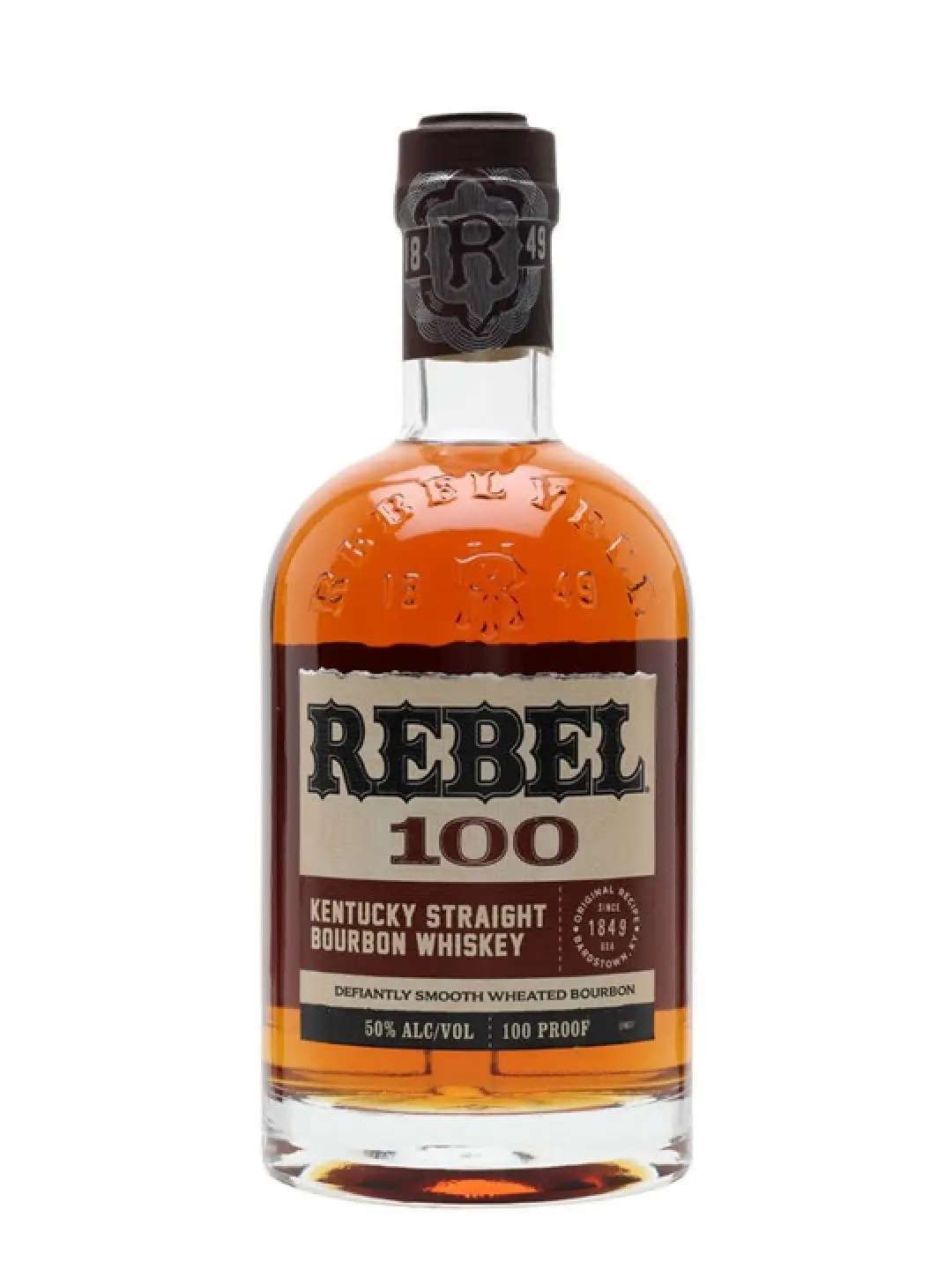 Rebel 100 Proof Kentucky Straight Bourbon Whiskey 750ml