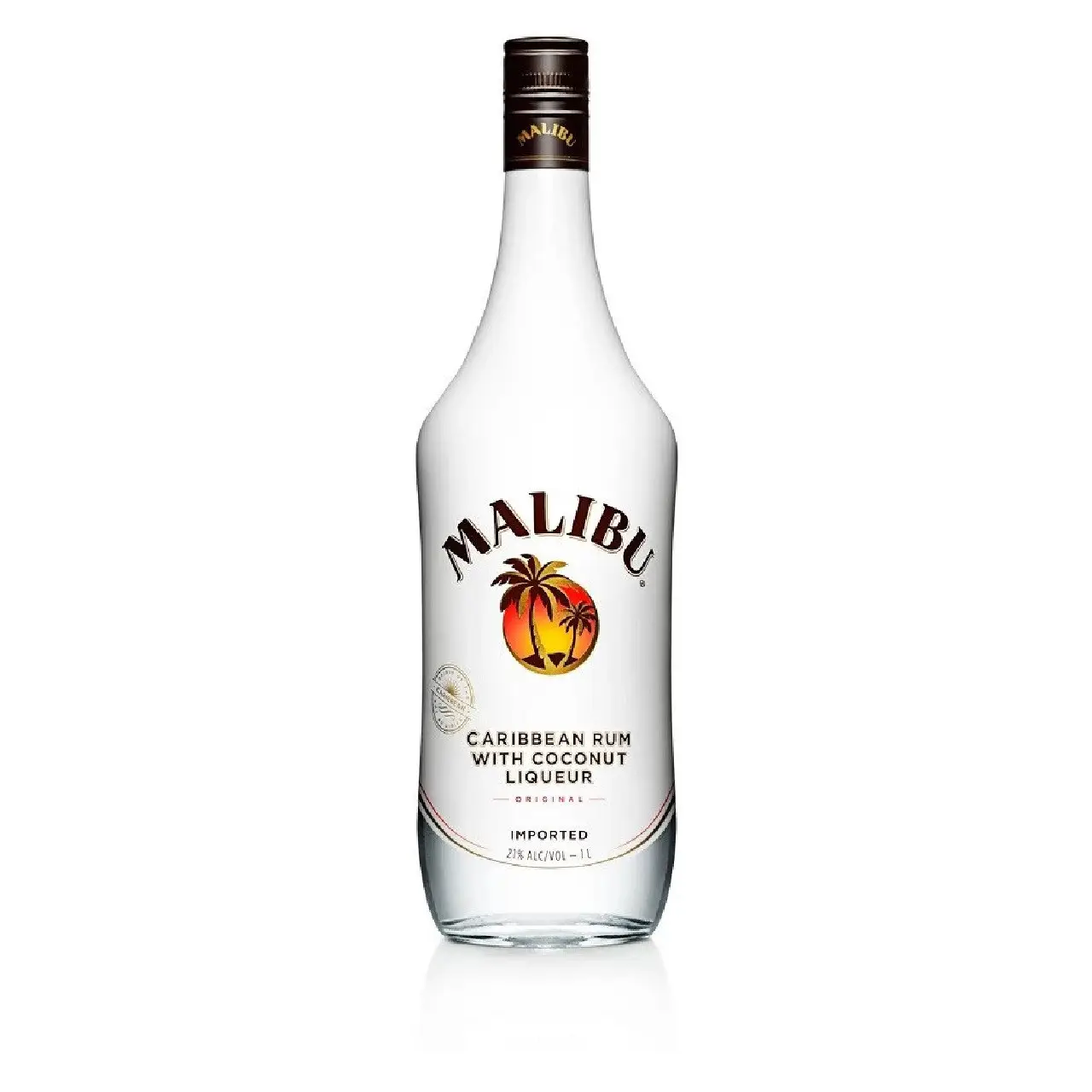 Malibu Original Caribbean Rum With Coconut Liqueur 1L