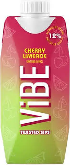 Vibe Cherry Limeade 355ml